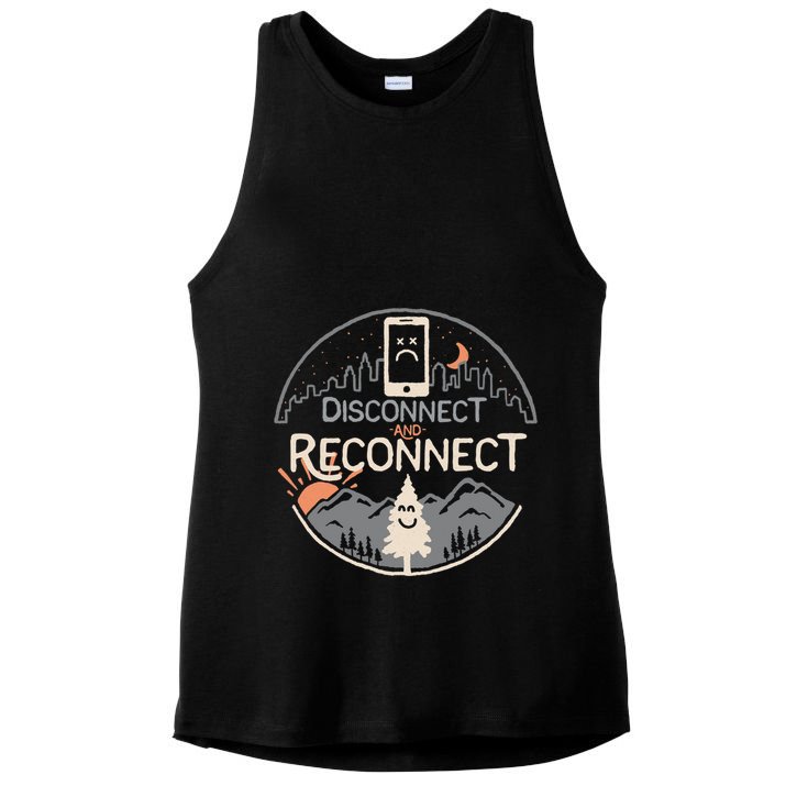 Reconnect Ladies PosiCharge Tri-Blend Wicking Tank