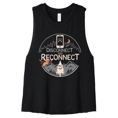 Reconnect Women's Racerback Cropped Tank