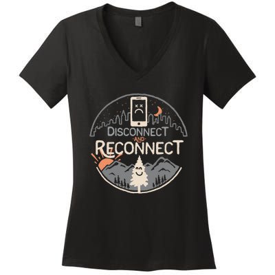 Reconnect Women's V-Neck T-Shirt