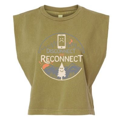 Reconnect Garment-Dyed Women's Muscle Tee