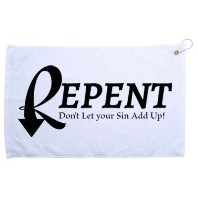 Repent Grommeted Golf Towel