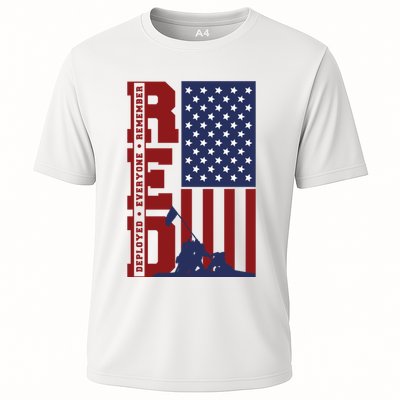 Red Remember Everyone Deployed Cooling Performance Crew T-Shirt