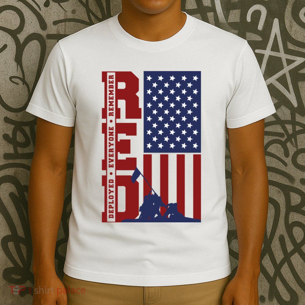 Red Remember Everyone Deployed T-Shirt