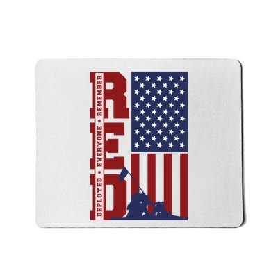 Red Remember Everyone Deployed Mousepad