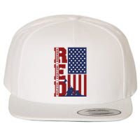 Red Remember Everyone Deployed Wool Snapback Cap