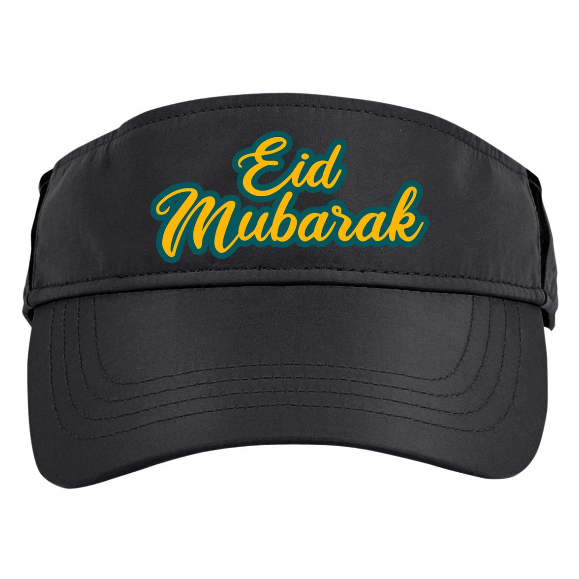 Retro Ramadan Eid Mubarak Adult Drive Performance Visor