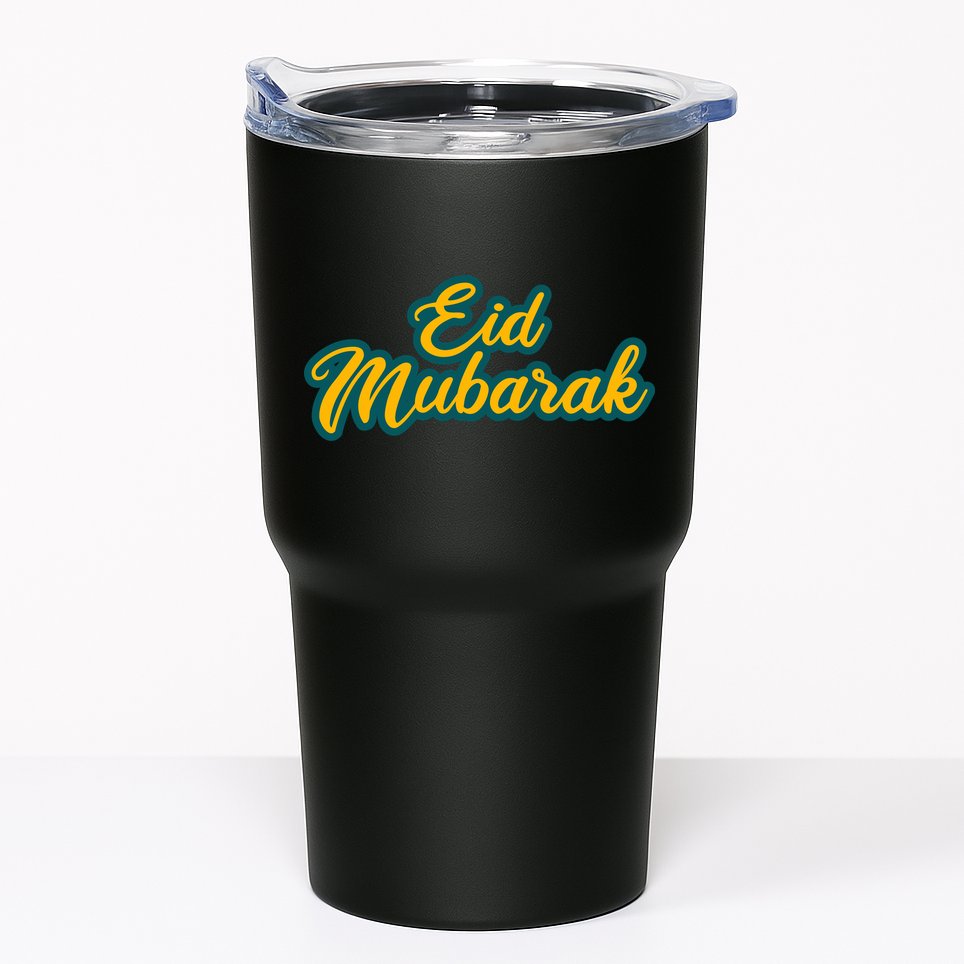 Retro Ramadan Eid Mubarak Tumbler