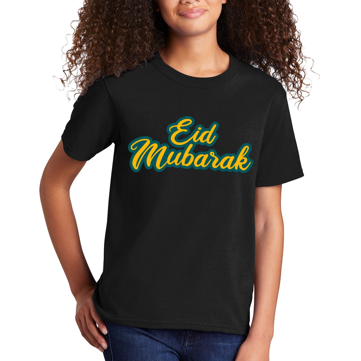 Retro Ramadan Eid Mubarak Kids T-Shirt