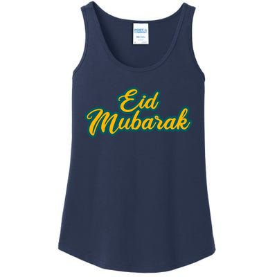 Retro Ramadan Eid Mubarak Ladies Essential Tank