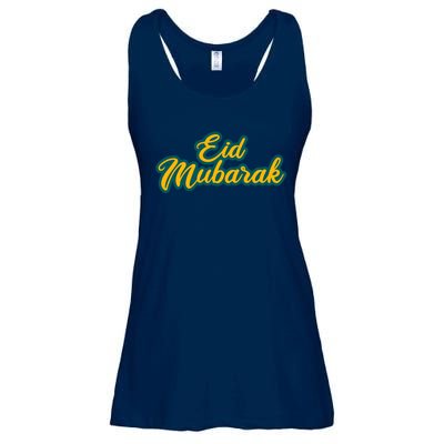 Retro Ramadan Eid Mubarak Ladies Essential Flowy Tank