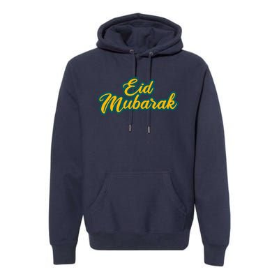 Retro Ramadan Eid Mubarak Premium Hoodie