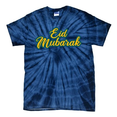 Retro Ramadan Eid Mubarak Tie-Dye T-Shirt