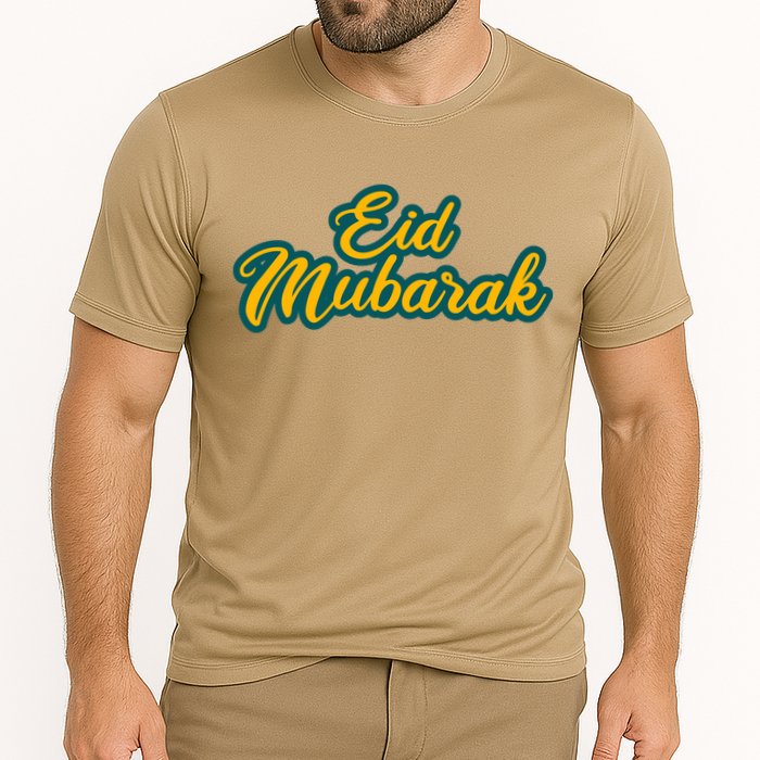 Retro Ramadan Eid Mubarak Cooling Performance Crew T-Shirt
