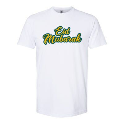 Retro Ramadan Eid Mubarak Softstyle® CVC T-Shirt