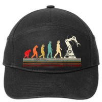 Robot Robotics Engineer 7-Panel Snapback Hat