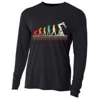 Robot Robotics Engineer Cooling Performance Long Sleeve Crew