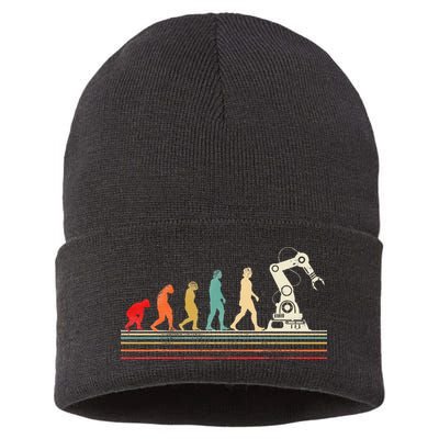 Robot Robotics Engineer Sustainable Knit Beanie