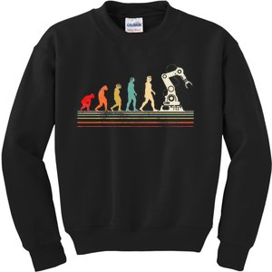 Robot Robotics Engineer Kids Sweatshirt