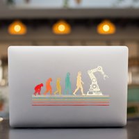 Robot Robotics Engineer Permanent Decal Sticker