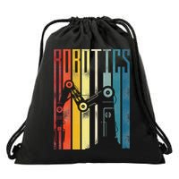 Robot Robotics Engineer Vintage Robotics Drawstring Bag