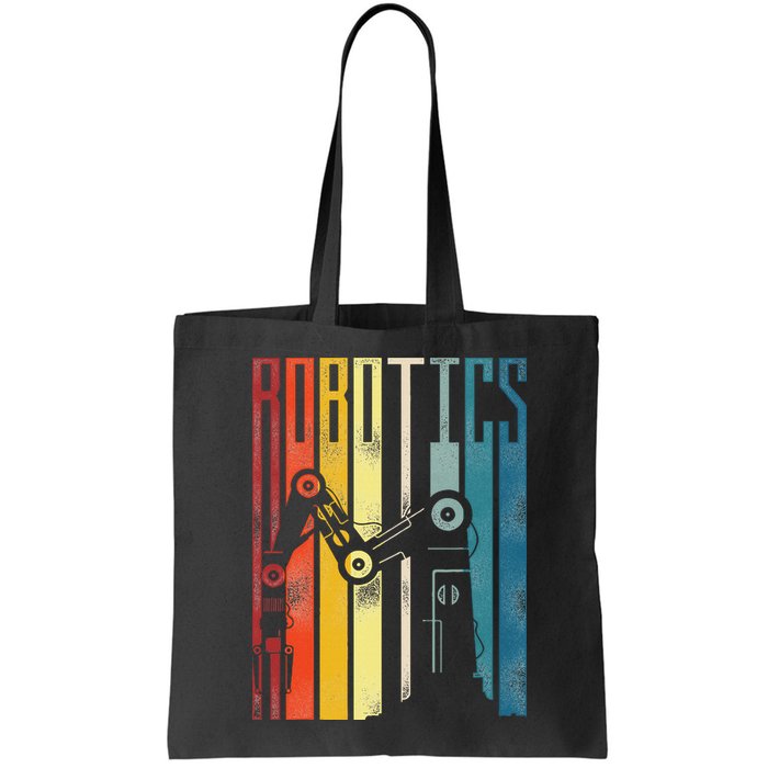 Robot Robotics Engineer Vintage Robotics Tote Bag