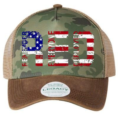 RED Remove Everyone Deployed Legacy Tie Dye Trucker Hat