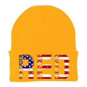 RED Remove Everyone Deployed Knit Cap Winter Beanie