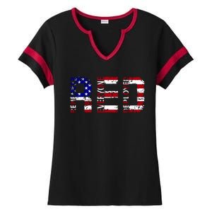 RED Remove Everyone Deployed Ladies Halftime Notch Neck Tee