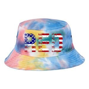 RED Remove Everyone Deployed Tie Dye Newport Bucket Hat