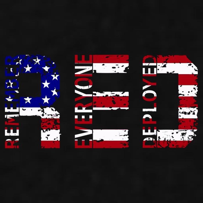 RED Remove Everyone Deployed Ladies PosiCharge Tri-Blend Wicking Tank