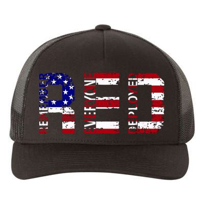 RED Remove Everyone Deployed Yupoong Adult 5-Panel Trucker Hat
