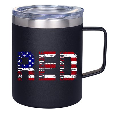 RED Remove Everyone Deployed 12oz Stainless Steel Coffee Mug