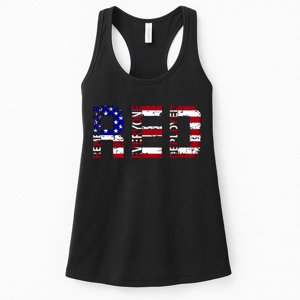 RED Remove Everyone Deployed Womens Tank Top