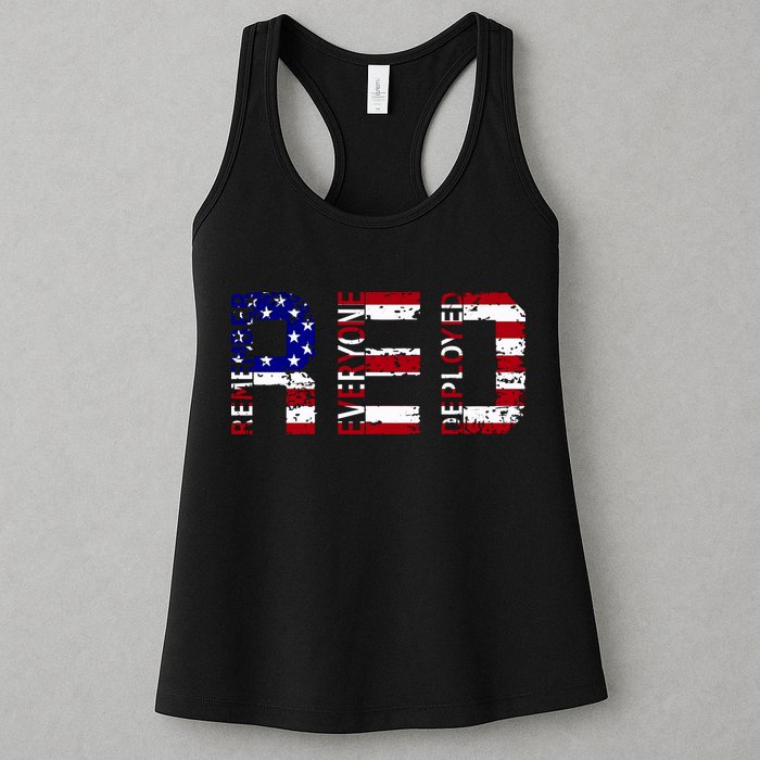 RED Remove Everyone Deployed Womens Tank Top