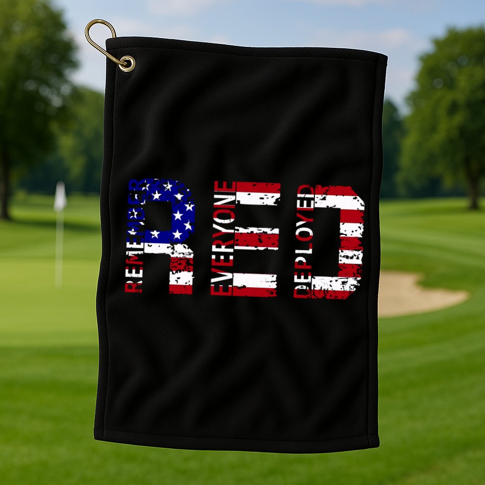 RED Remove Everyone Deployed Golf Towel