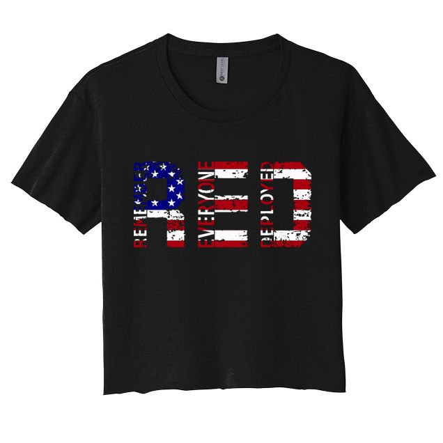 RED Remove Everyone Deployed Crop Top