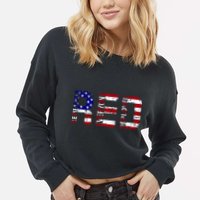 RED Remove Everyone Deployed Cropped Pullover Crew