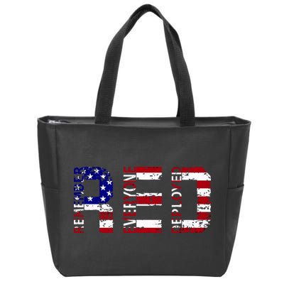 RED Remove Everyone Deployed Zip Tote Bag
