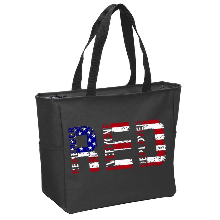 RED Remove Everyone Deployed Zip Tote Bag