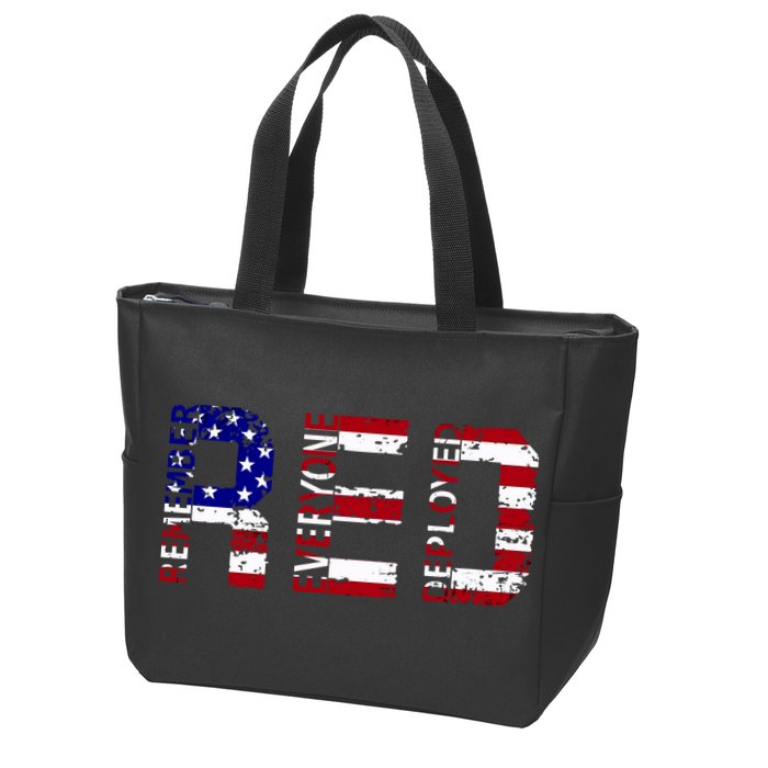 RED Remove Everyone Deployed Zip Tote Bag
