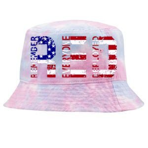 RED Remove Everyone Deployed Tie-Dyed Bucket Hat