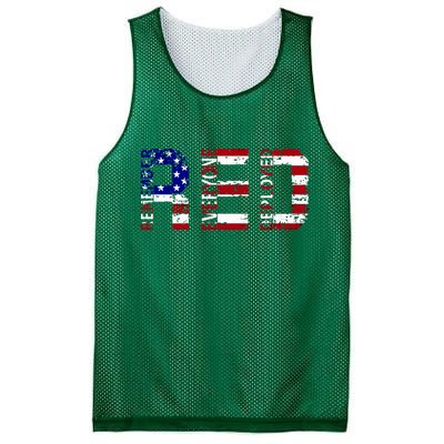 RED Remove Everyone Deployed Mesh Reversible Basketball Jersey Tank