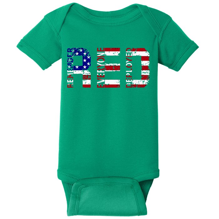 RED Remove Everyone Deployed Baby Bodysuit