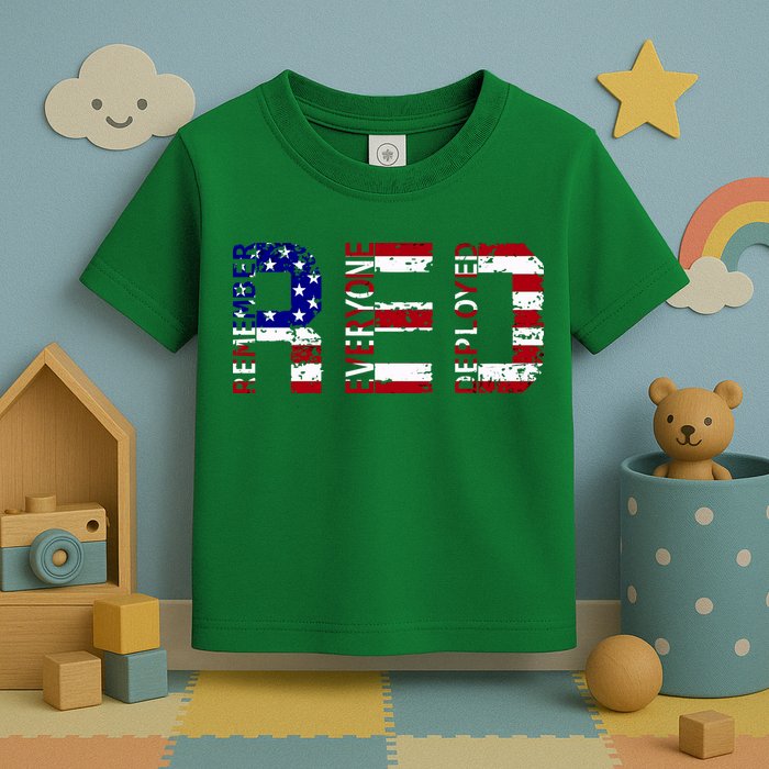 RED Remove Everyone Deployed Toddler T-Shirt