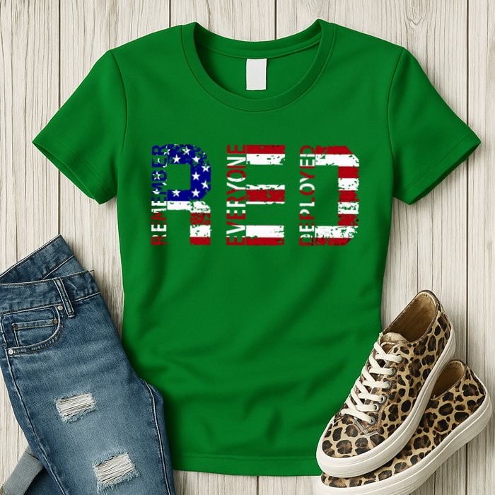 RED Remove Everyone Deployed Womens T-Shirt
