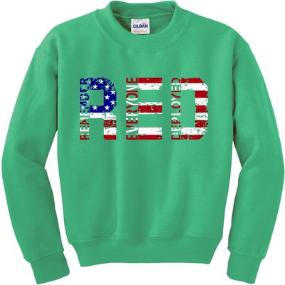 RED Remove Everyone Deployed Kids Sweatshirt