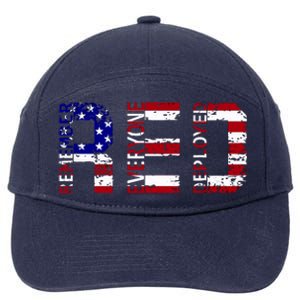 RED Remove Everyone Deployed 7-Panel Snapback Hat