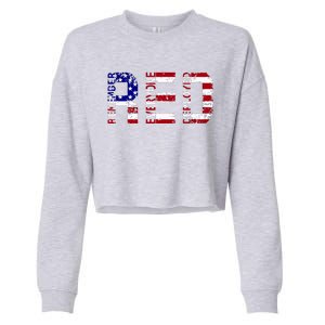 RED Remove Everyone Deployed Cropped Pullover Crew