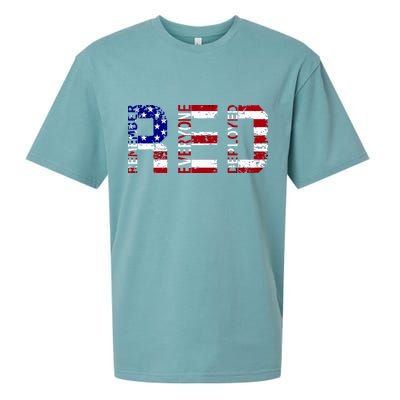 RED Remove Everyone Deployed Sueded Cloud Jersey T-Shirt