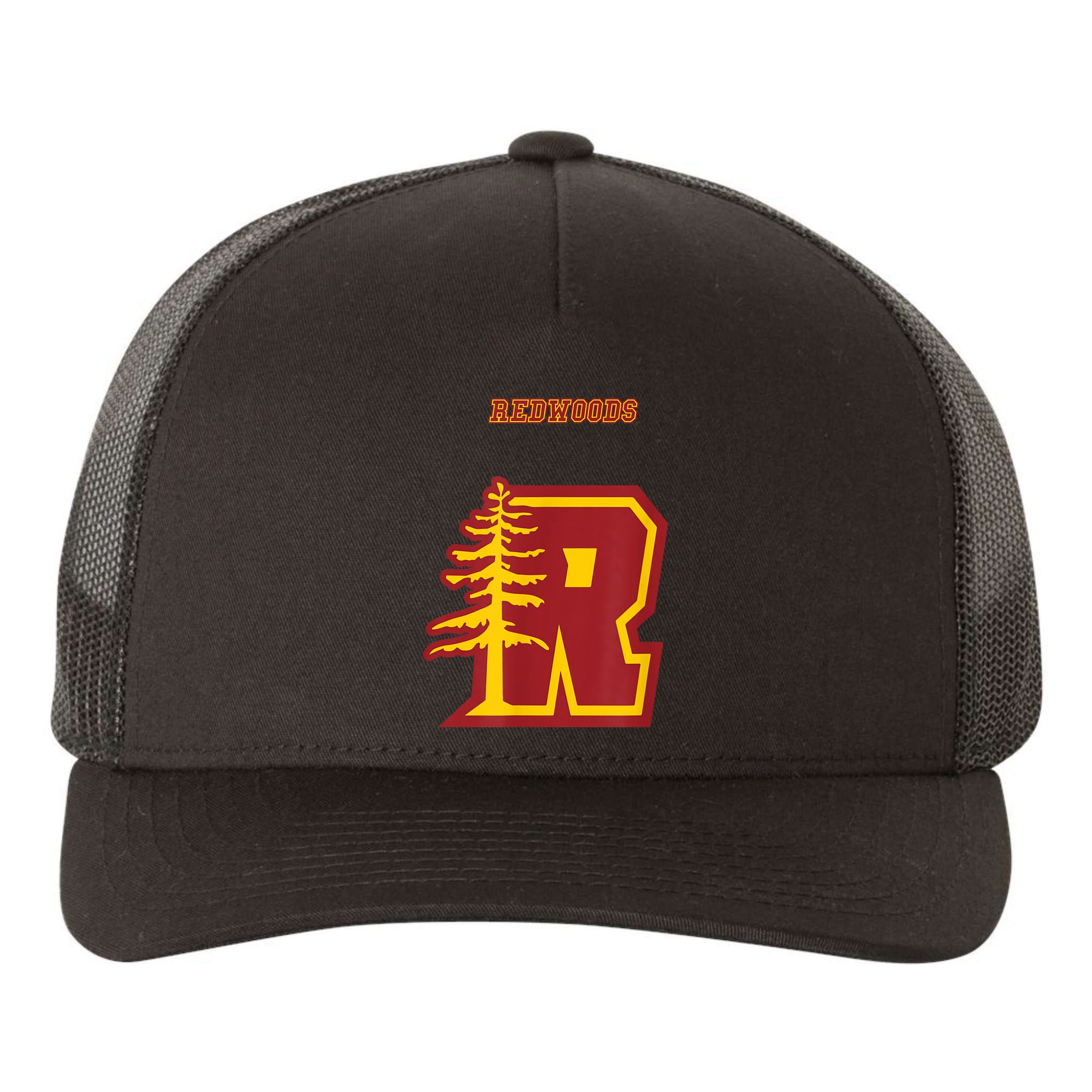 Redwoods Yupoong Adult 5-Panel Trucker Hat